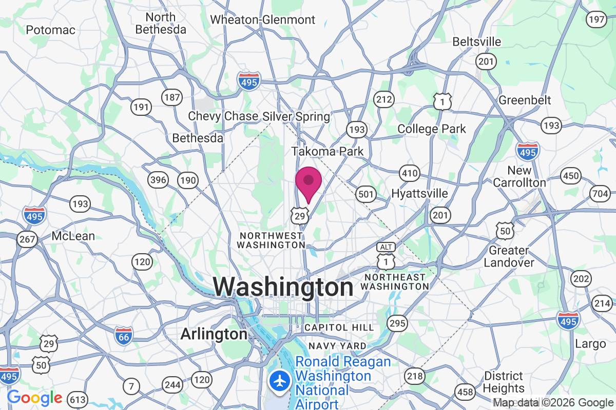 Carte de Brightwood Park