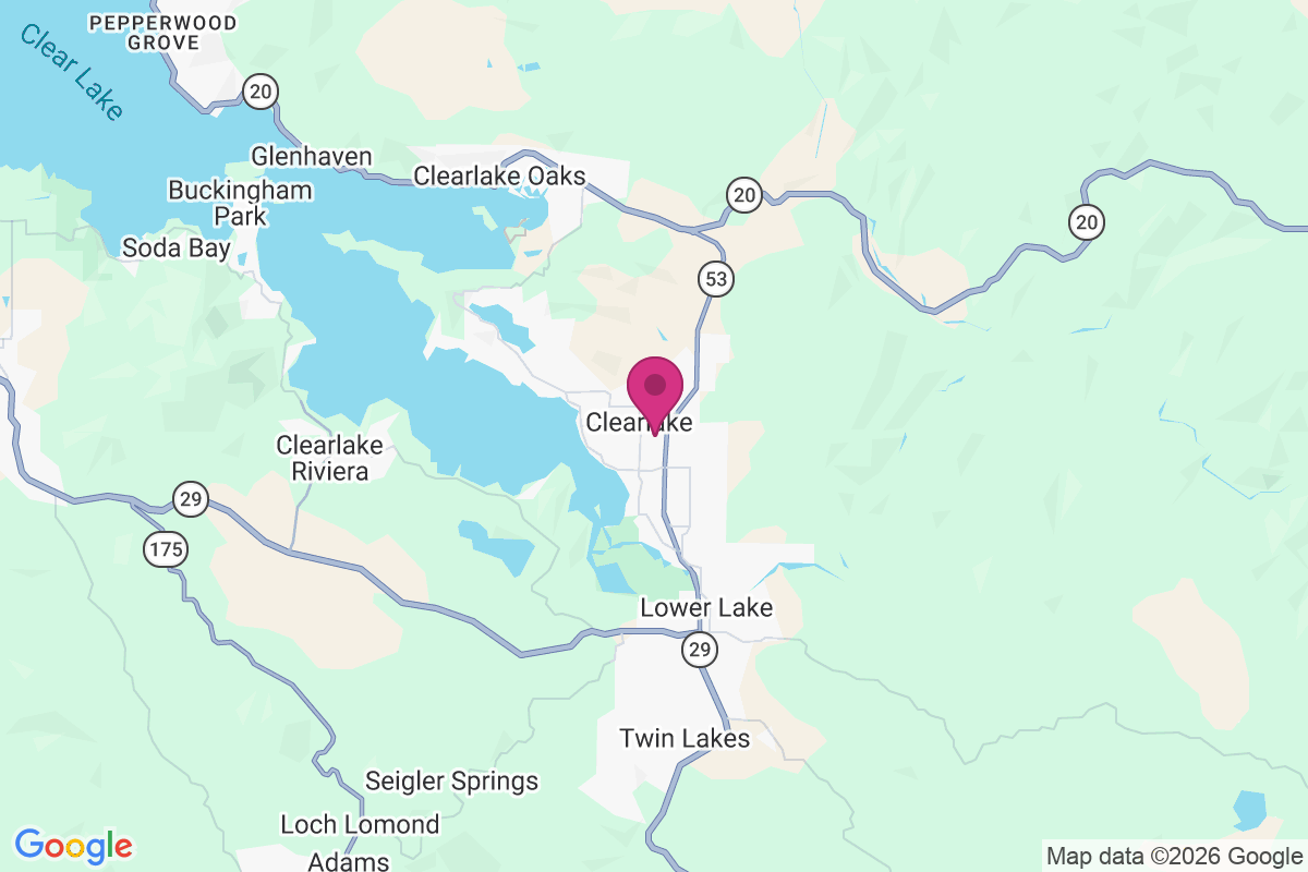 Carte de Clearlake