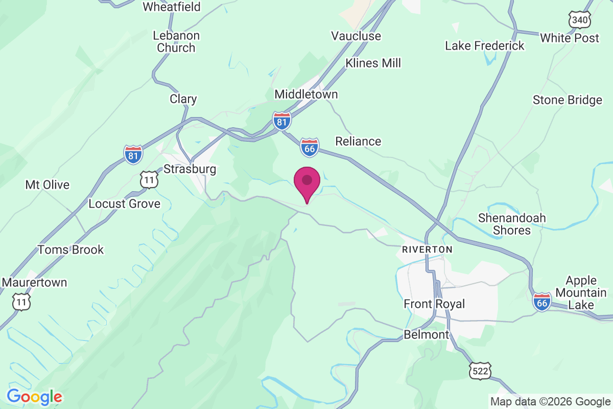 Carte de Shenandoah River Lakes