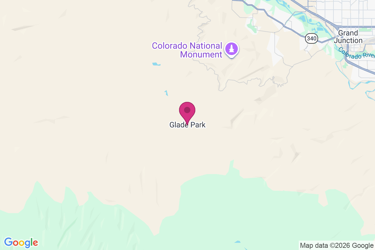 Carte de Glade Park