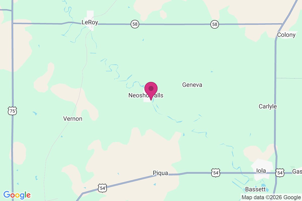 Carte de Neosho Falls