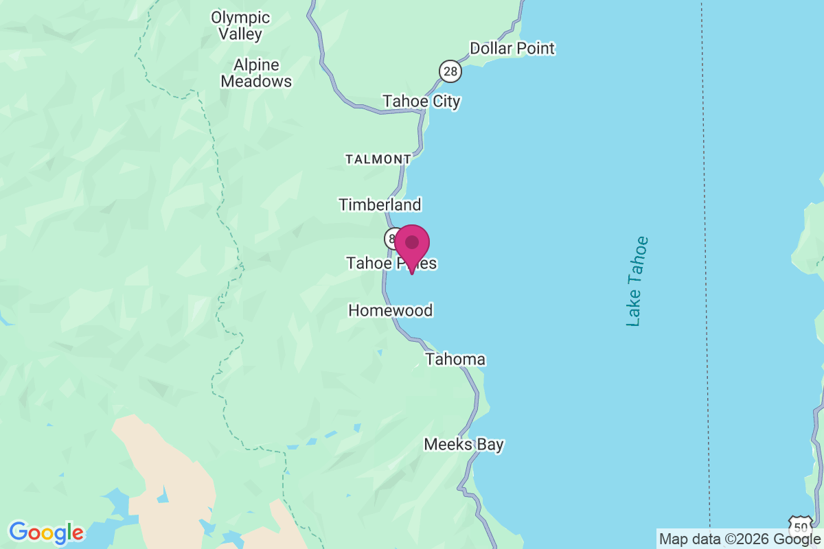 Carte de Tahoe Pines