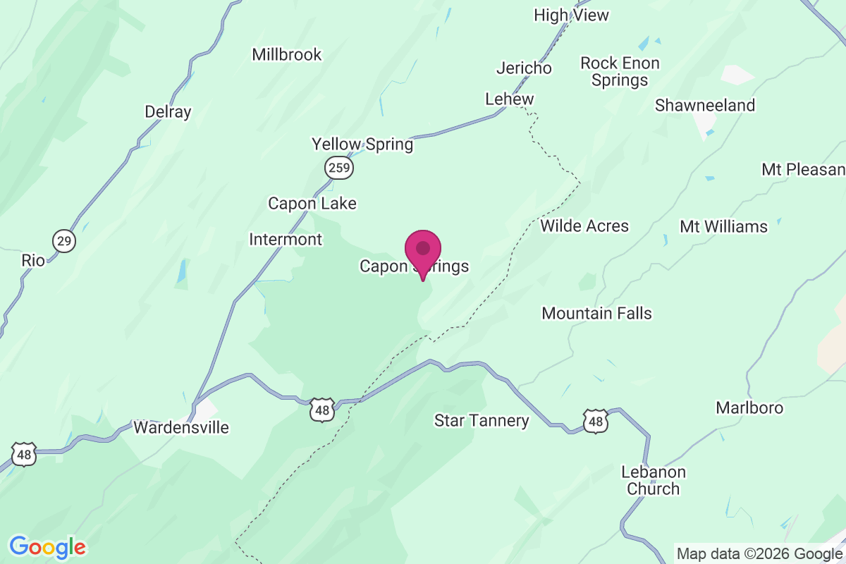 Carte de Capon Springs