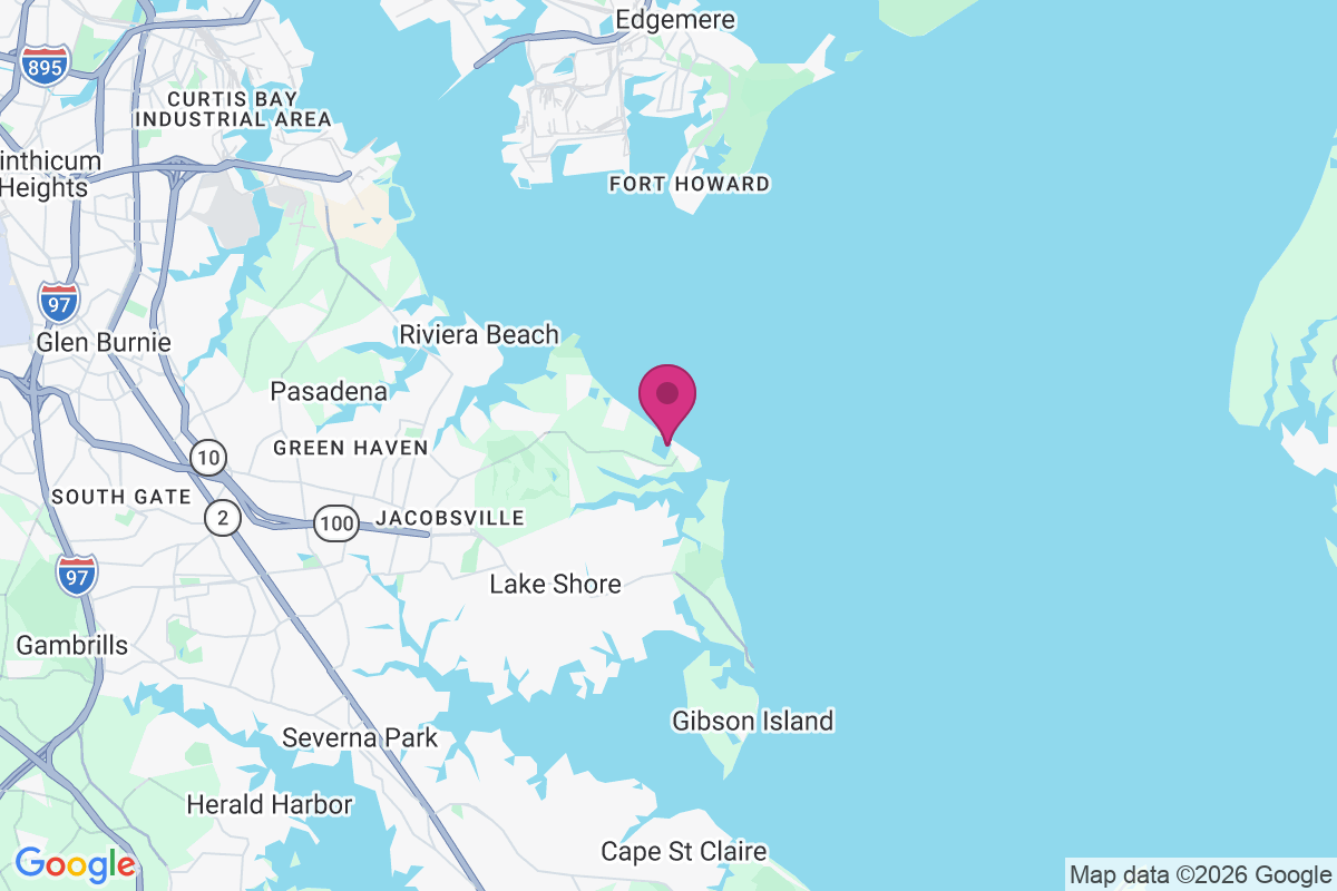 Carte de Pasadena Beach