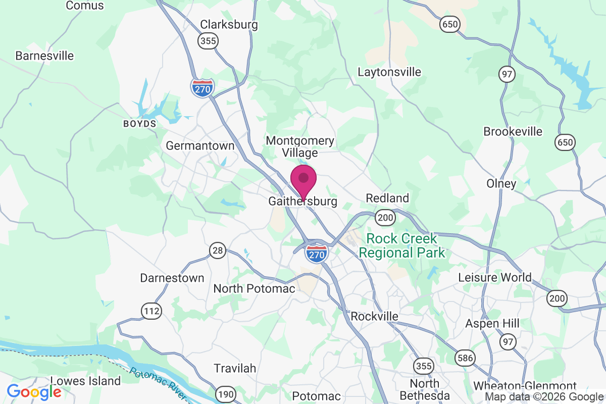 Carte de Gaithersburg