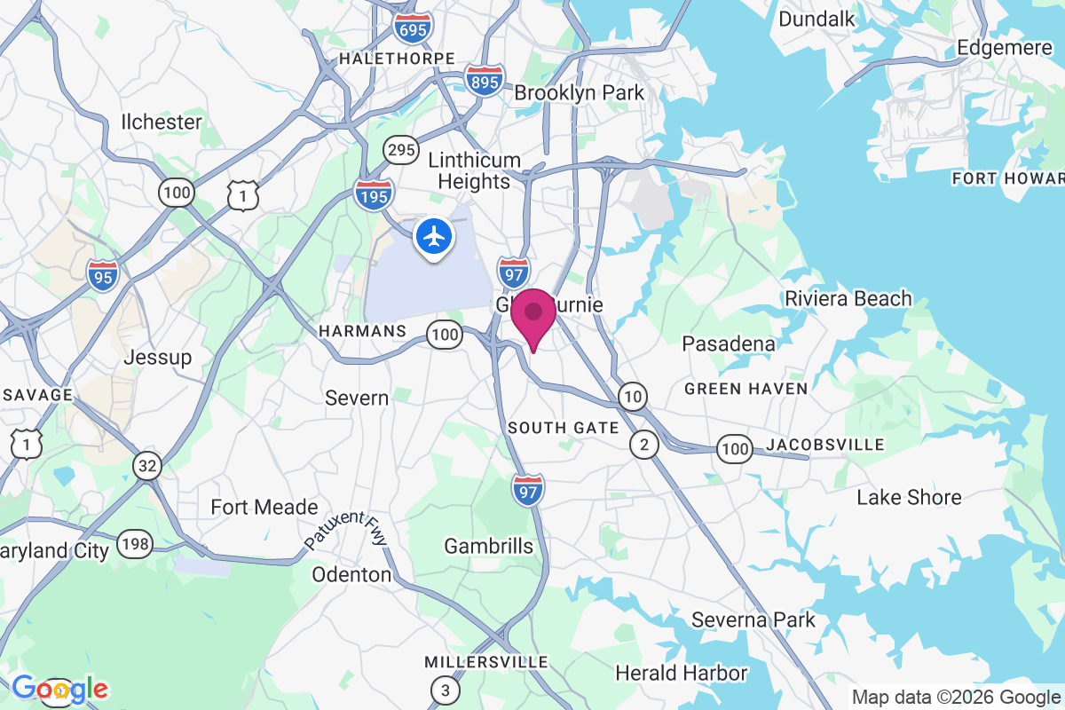 Carte de Glen Burnie Heights