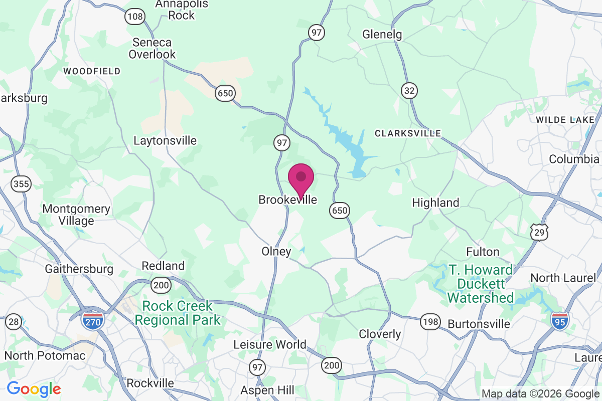 Carte de Brookeville