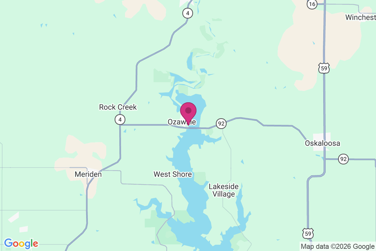 Carte de Ozawkie