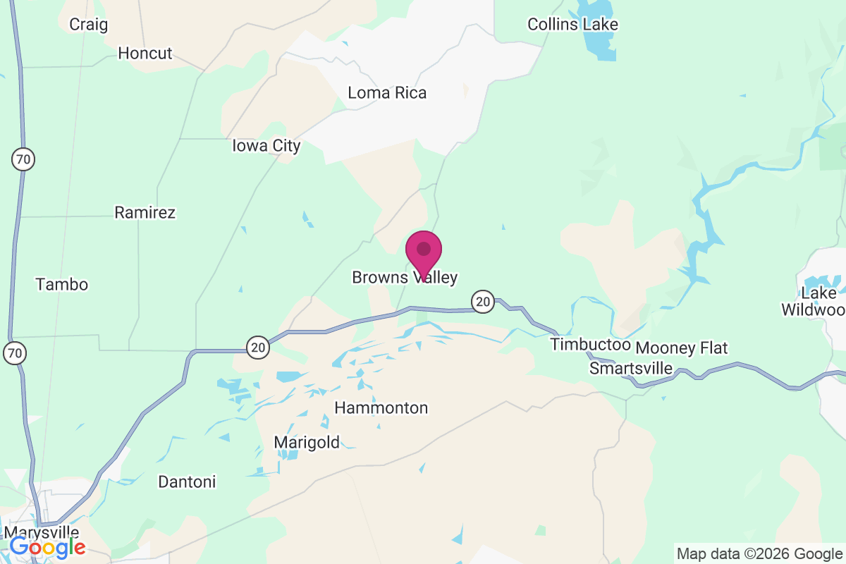 Carte de Browns Valley