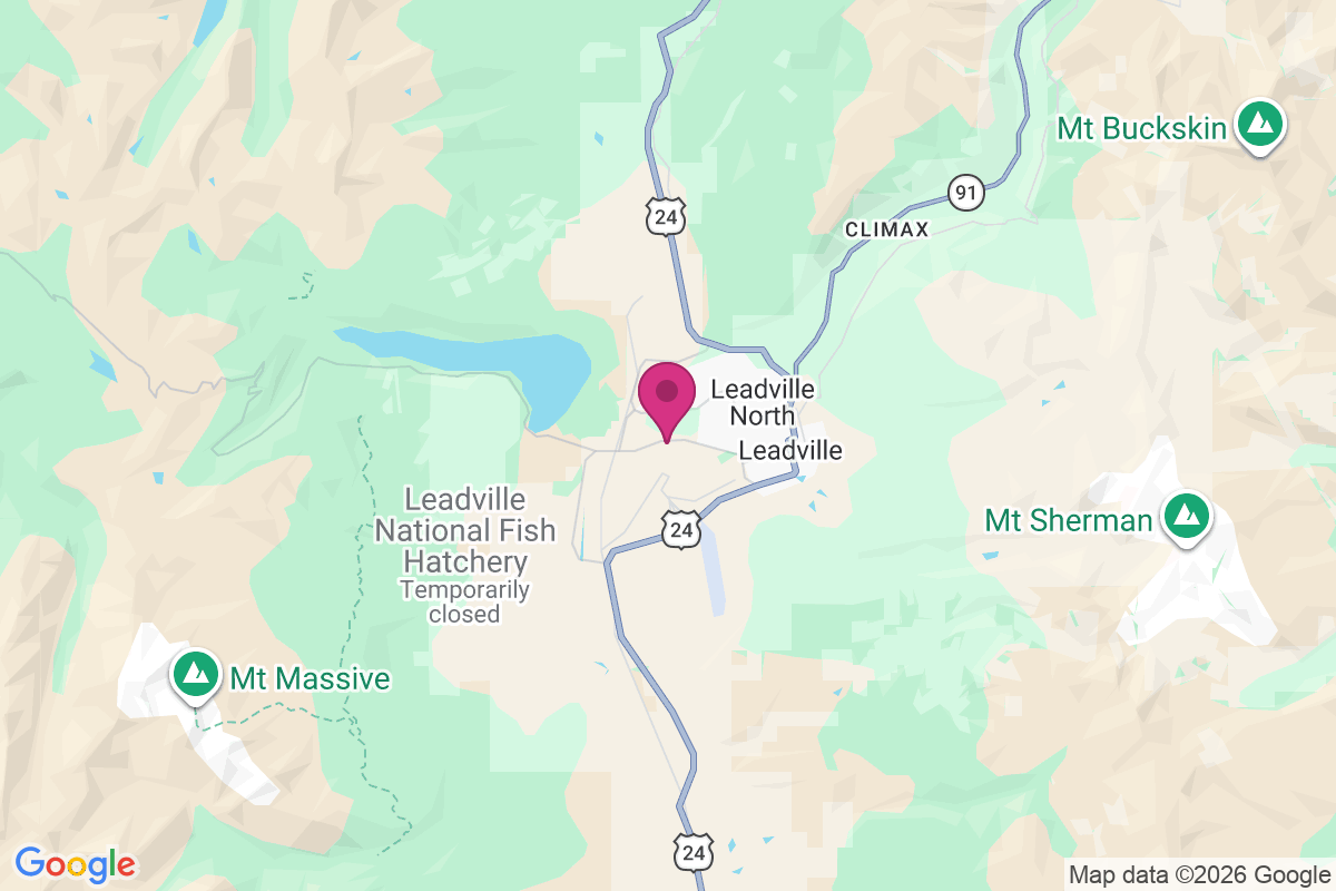 Carte de Leadville Junction