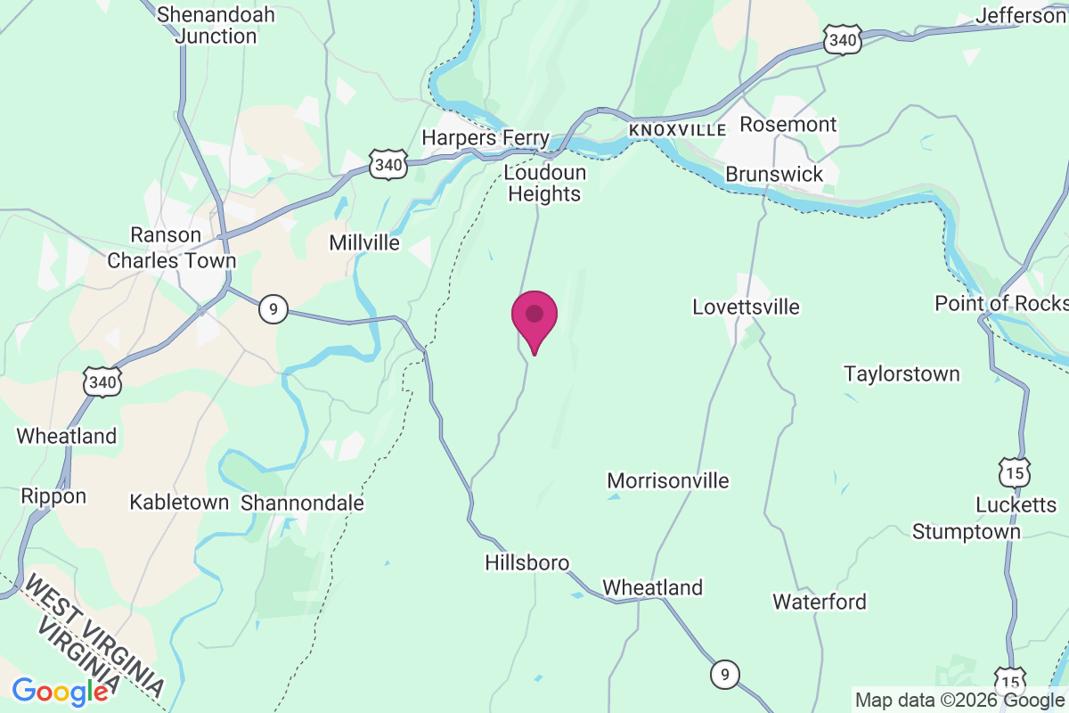 Carte de Neersville