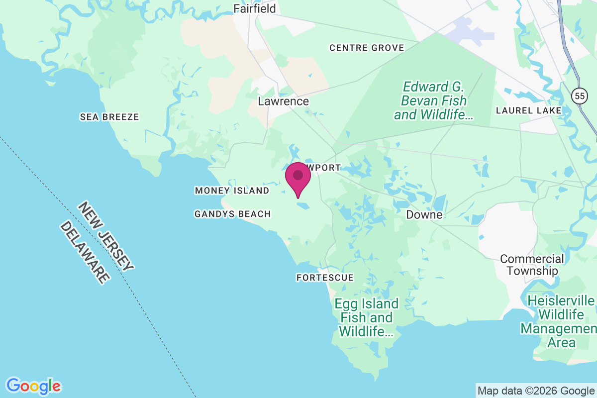 Carte de Newport Landing