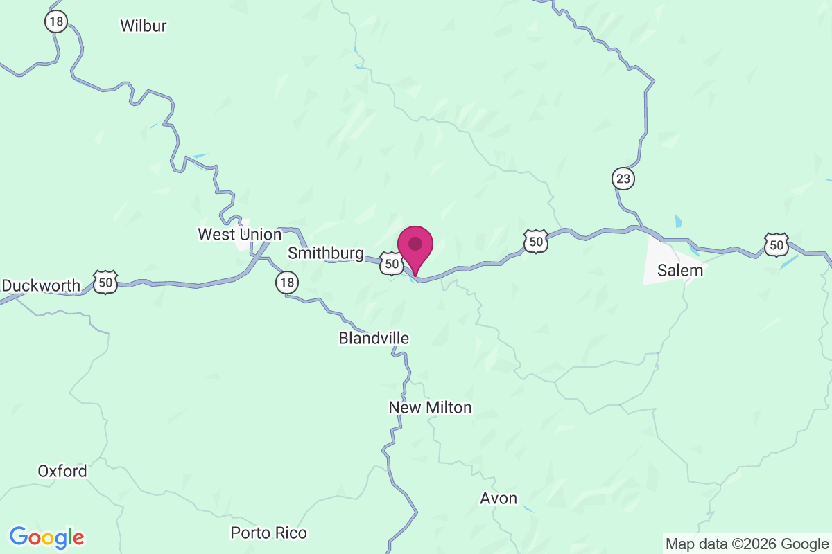 Carte de Morgansville