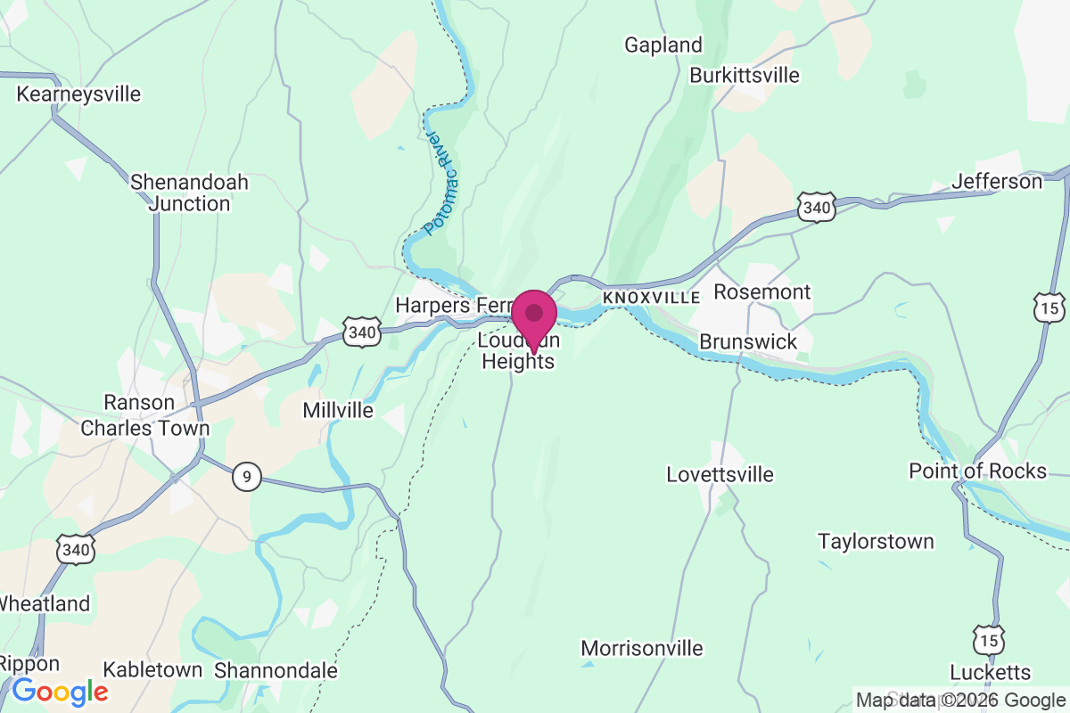 Carte de Loudoun Heights