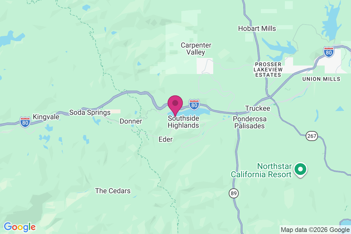Carte de Donner Lake Village