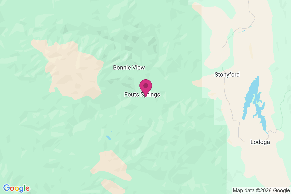 Carte de Fouts Springs