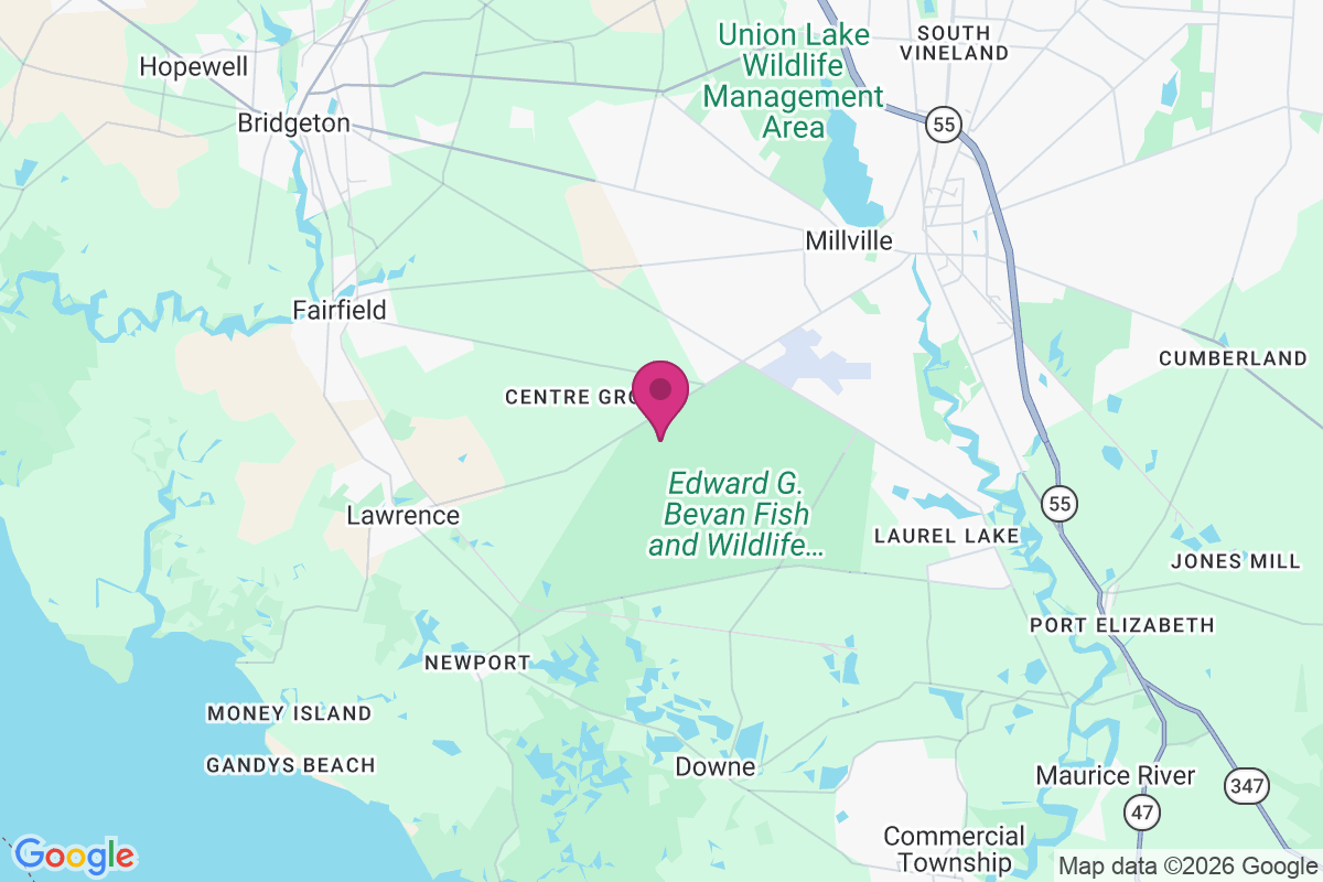 Carte de Centre Grove