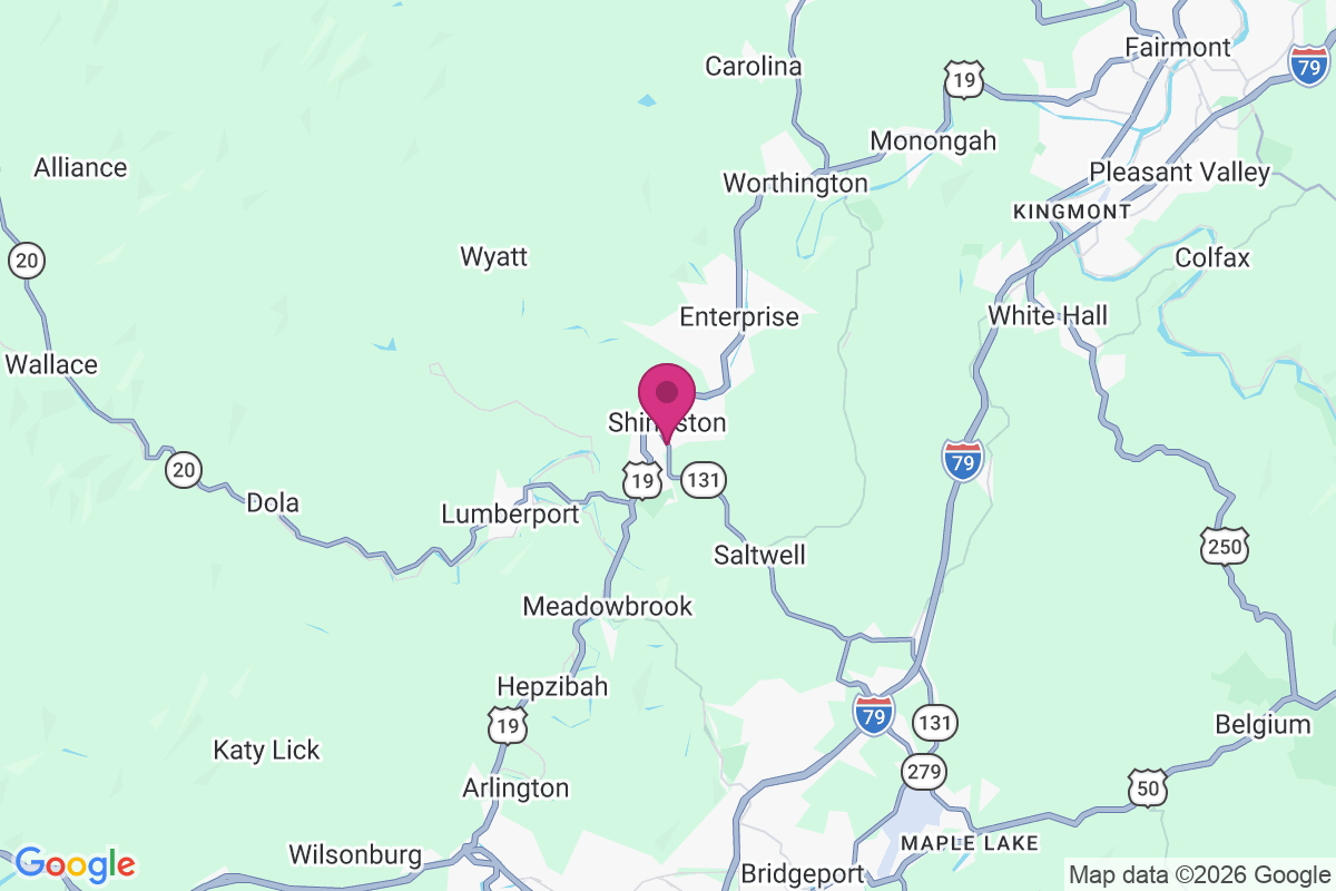 Carte de Shinnston