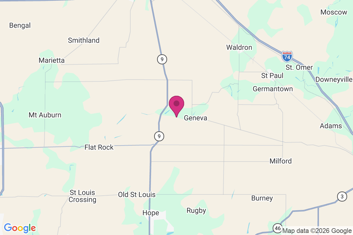 Carte de Camp Flat Rock