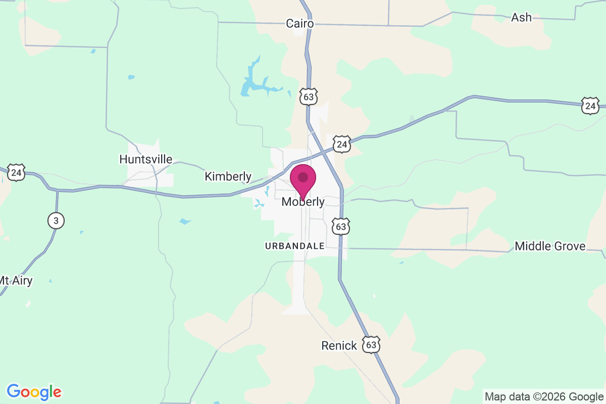 Carte de Moberly