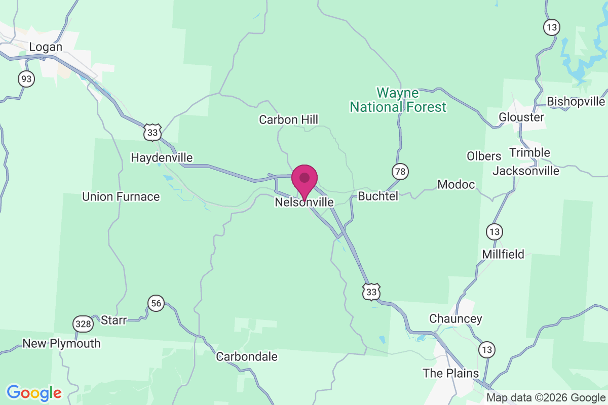 Carte de Nelsonville