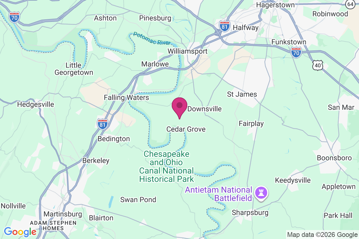 Carte de Opequon Farms