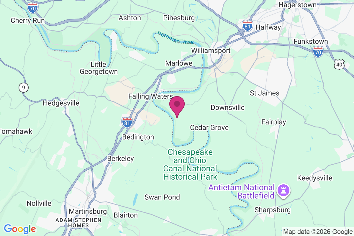 Carte de Potomac Woodlands