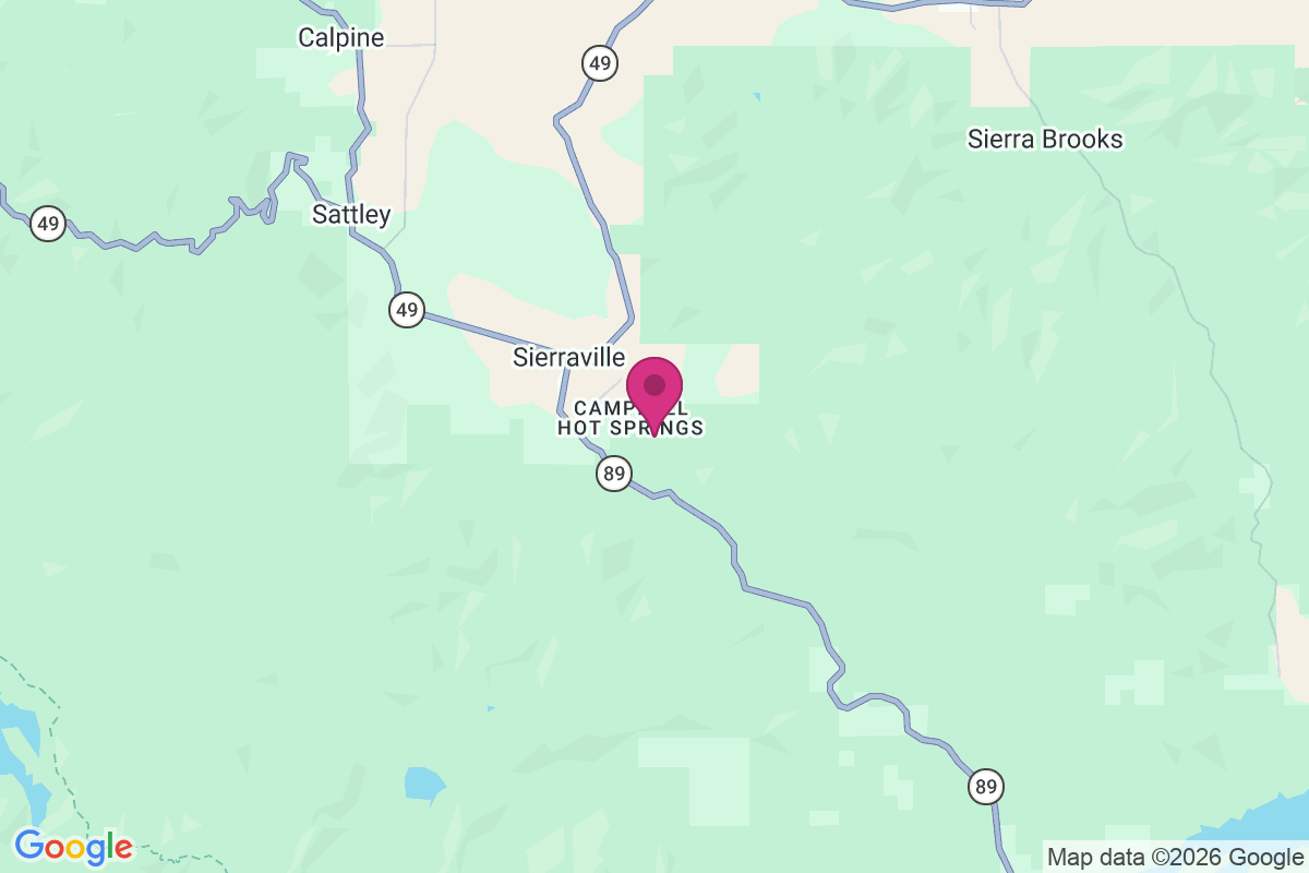 Carte de Campbell Hot Springs