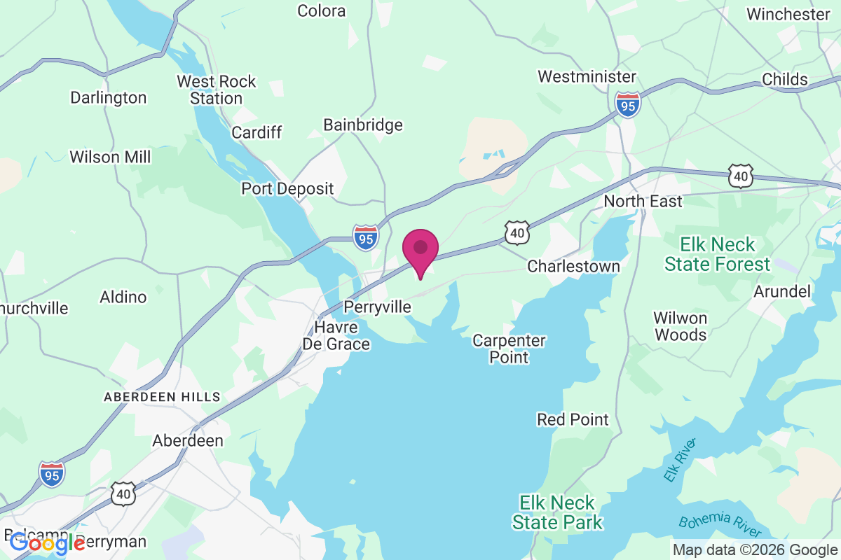 Carte de Chesapeake Landing