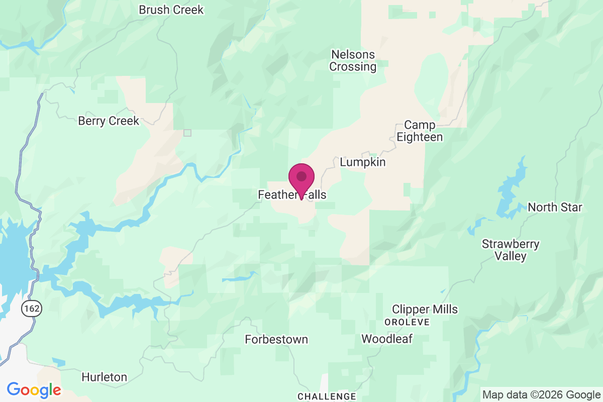 Carte de Feather Falls