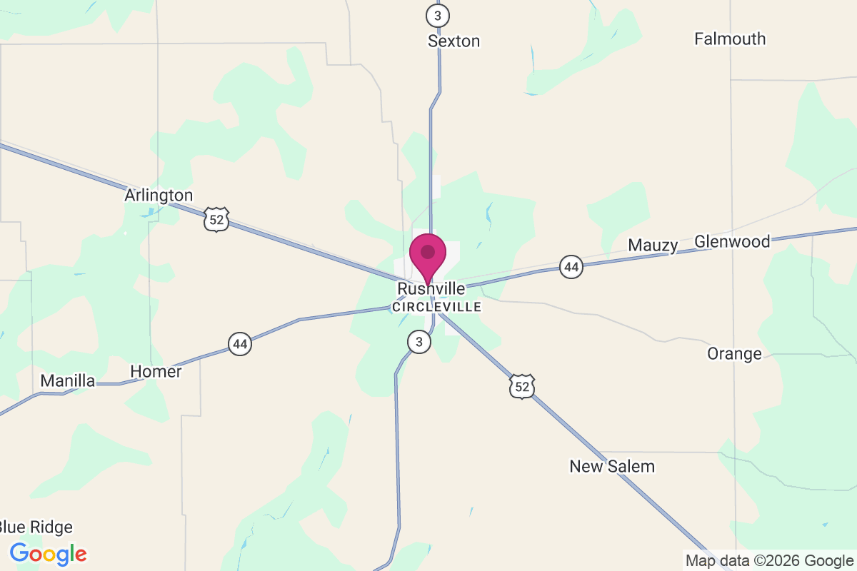 Carte de Rushville