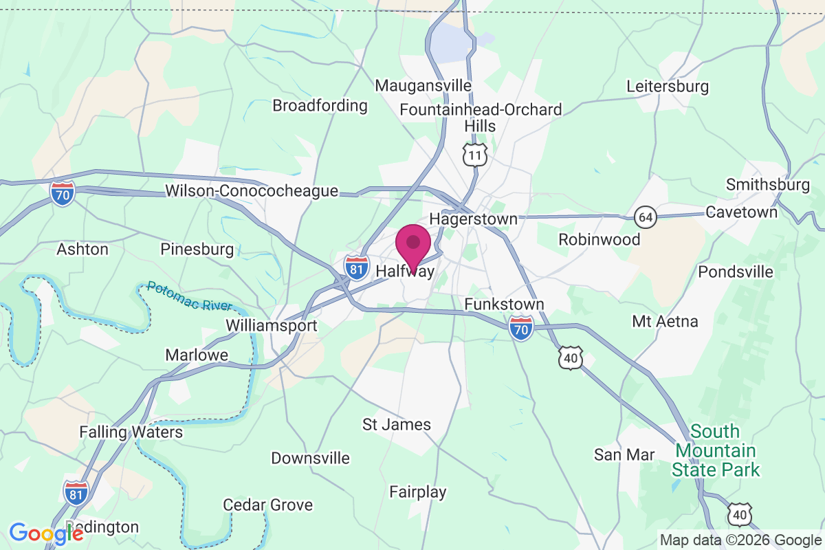 Carte de Greenberry Hills