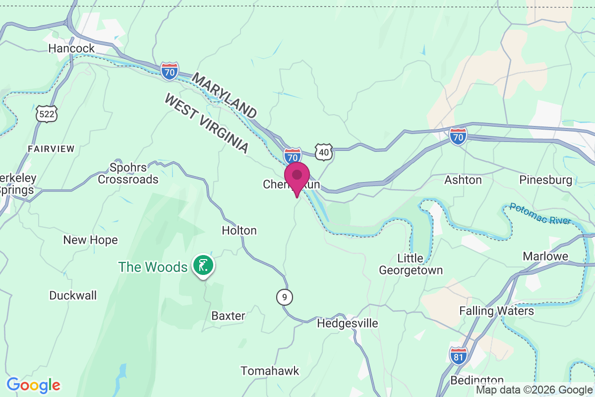 Carte de Cherry Run