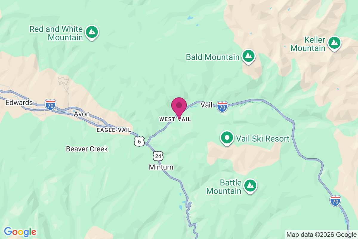 Carte de West Vail