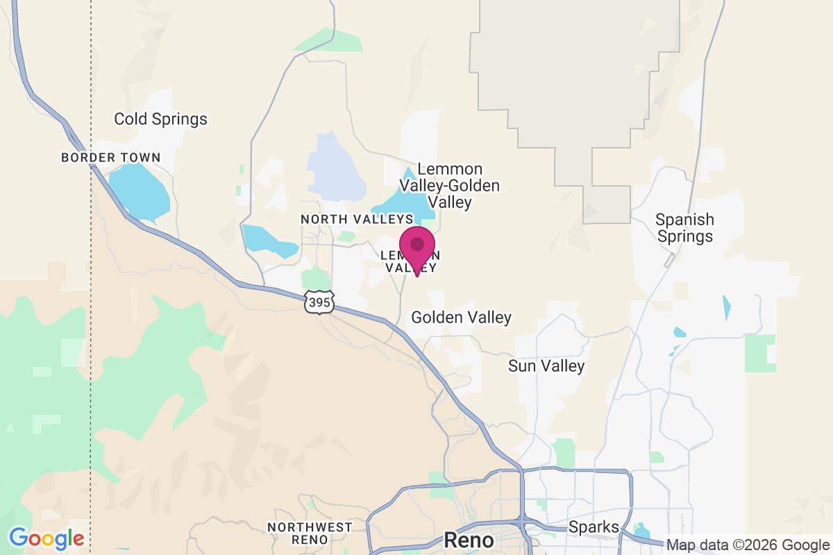 Carte de Lemmon Valley