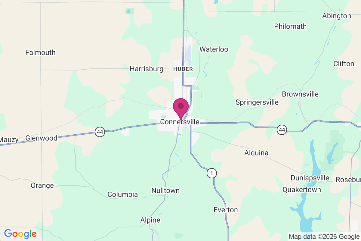 Carte de Connersville