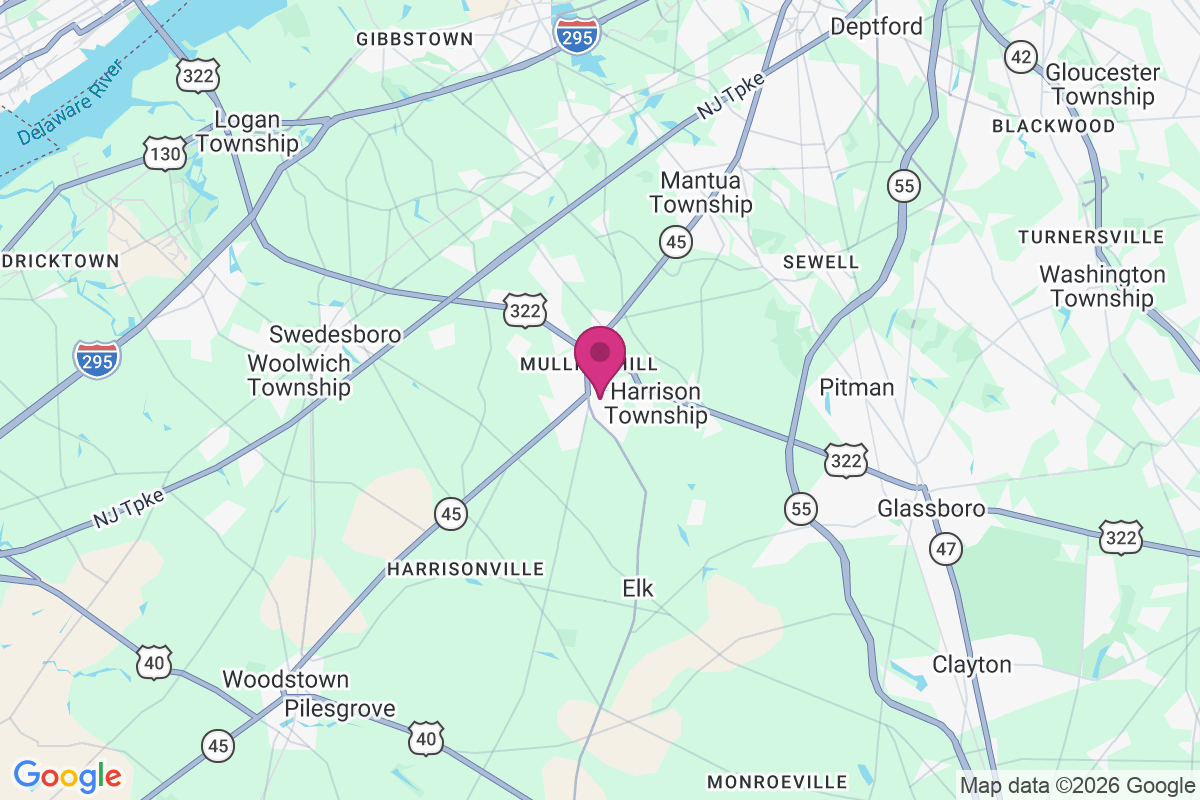 Carte de Mullica Hill