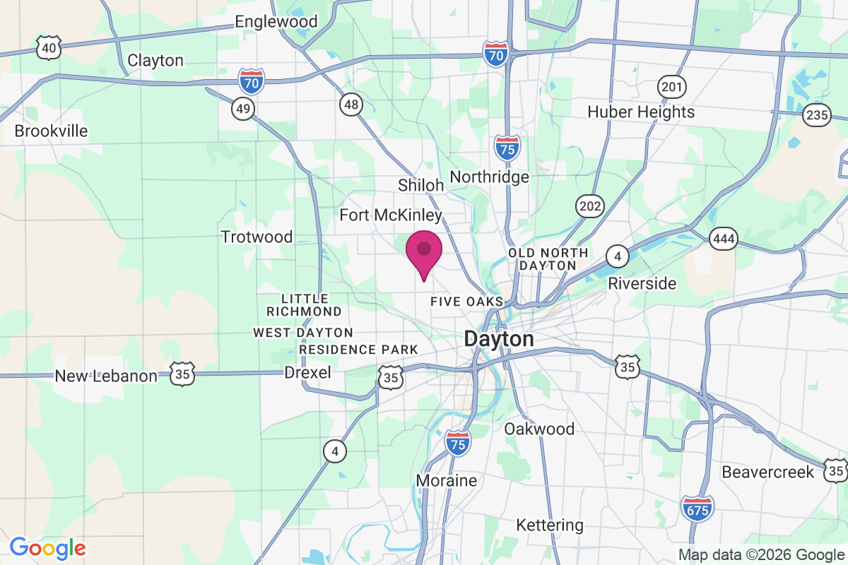 Carte de Upper Dayton View