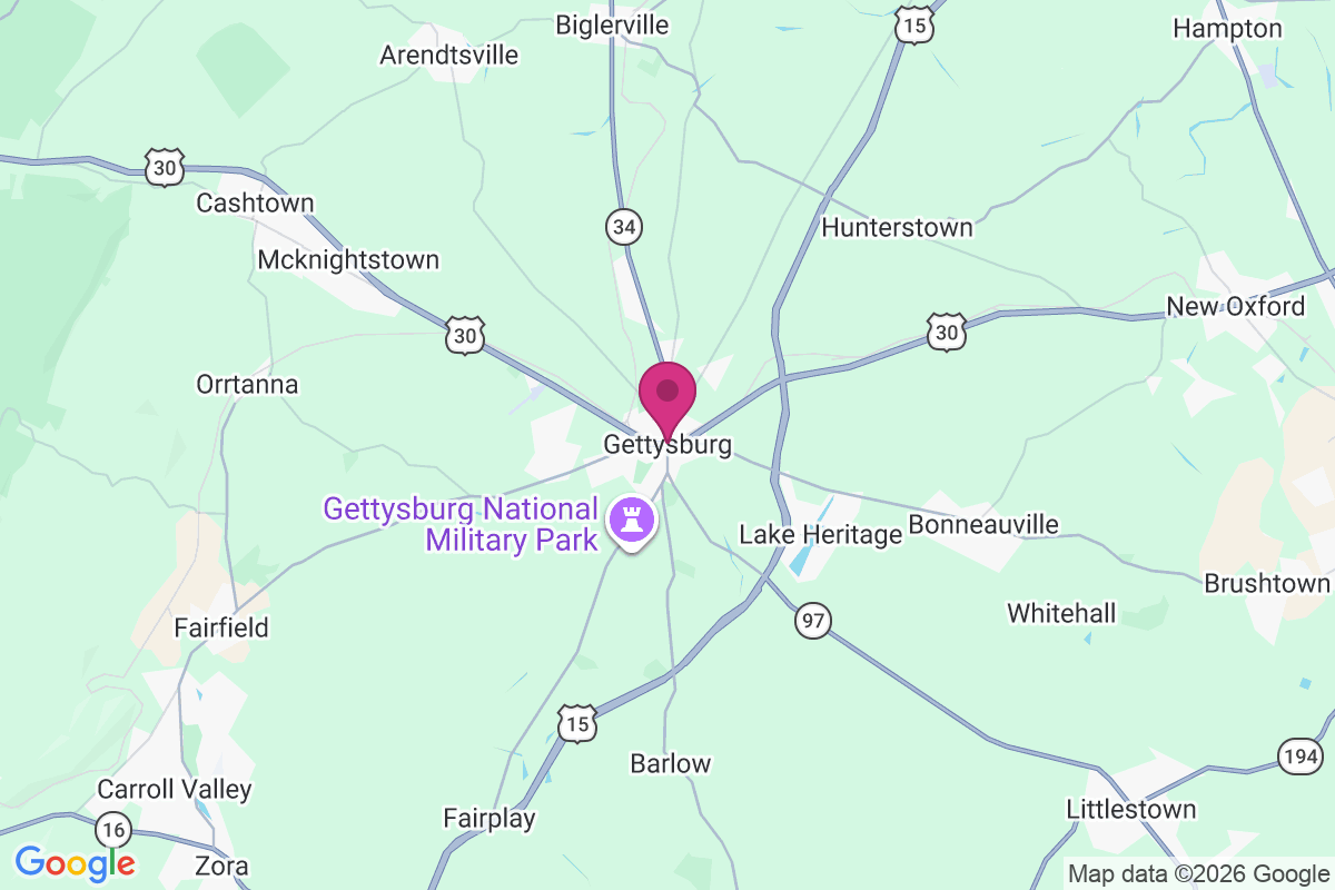 Carte de Gettysburg
