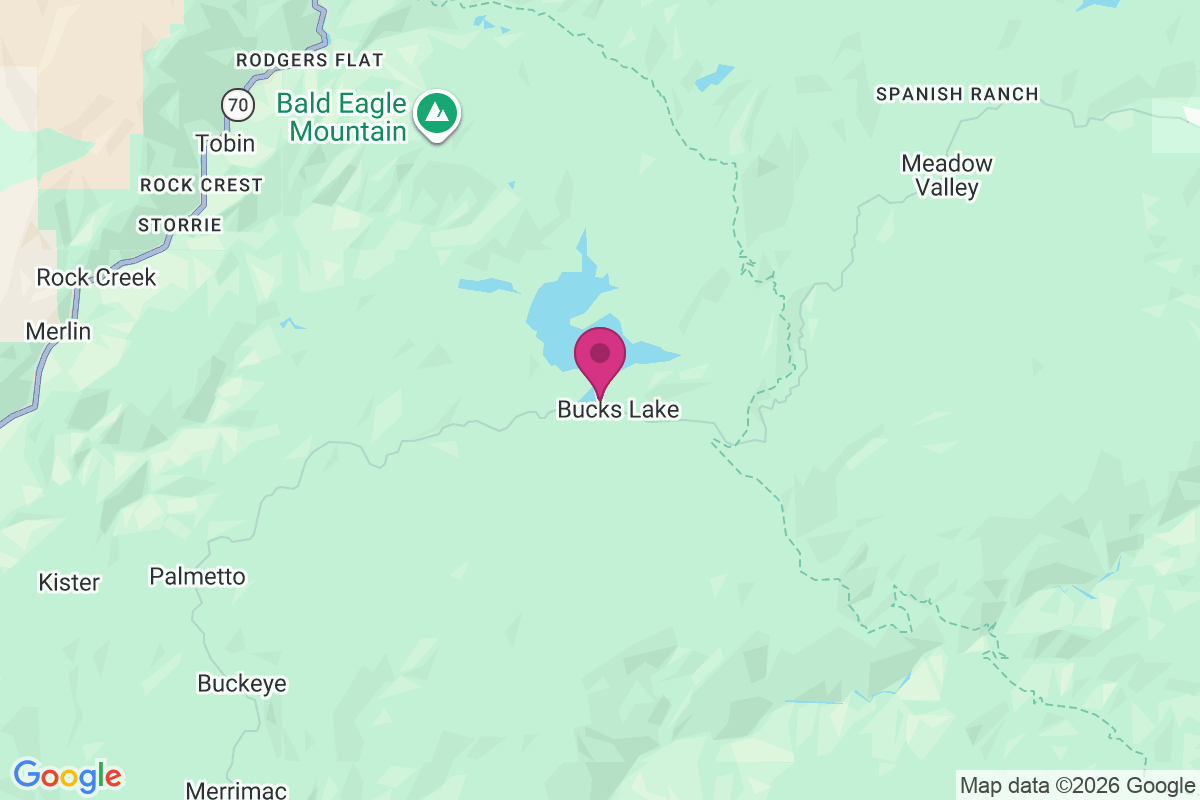 Carte de Bucks Lake