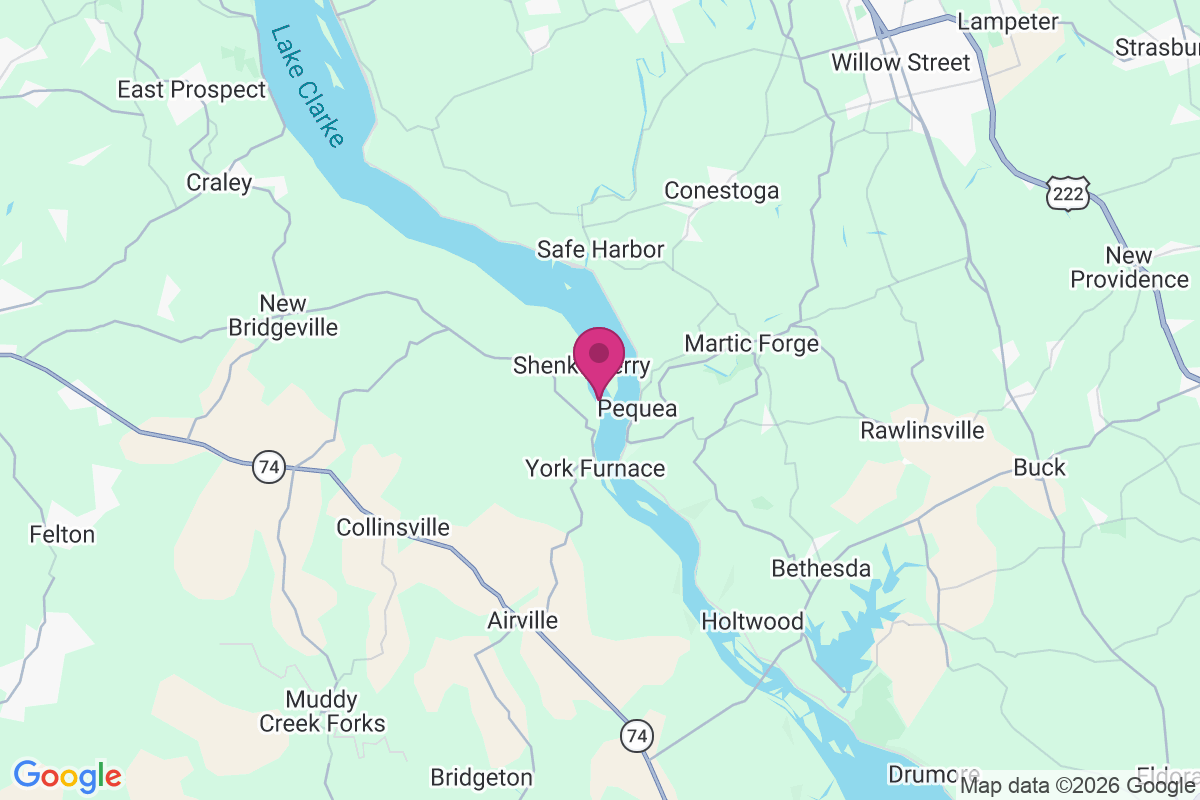 Carte de Shenks Ferry