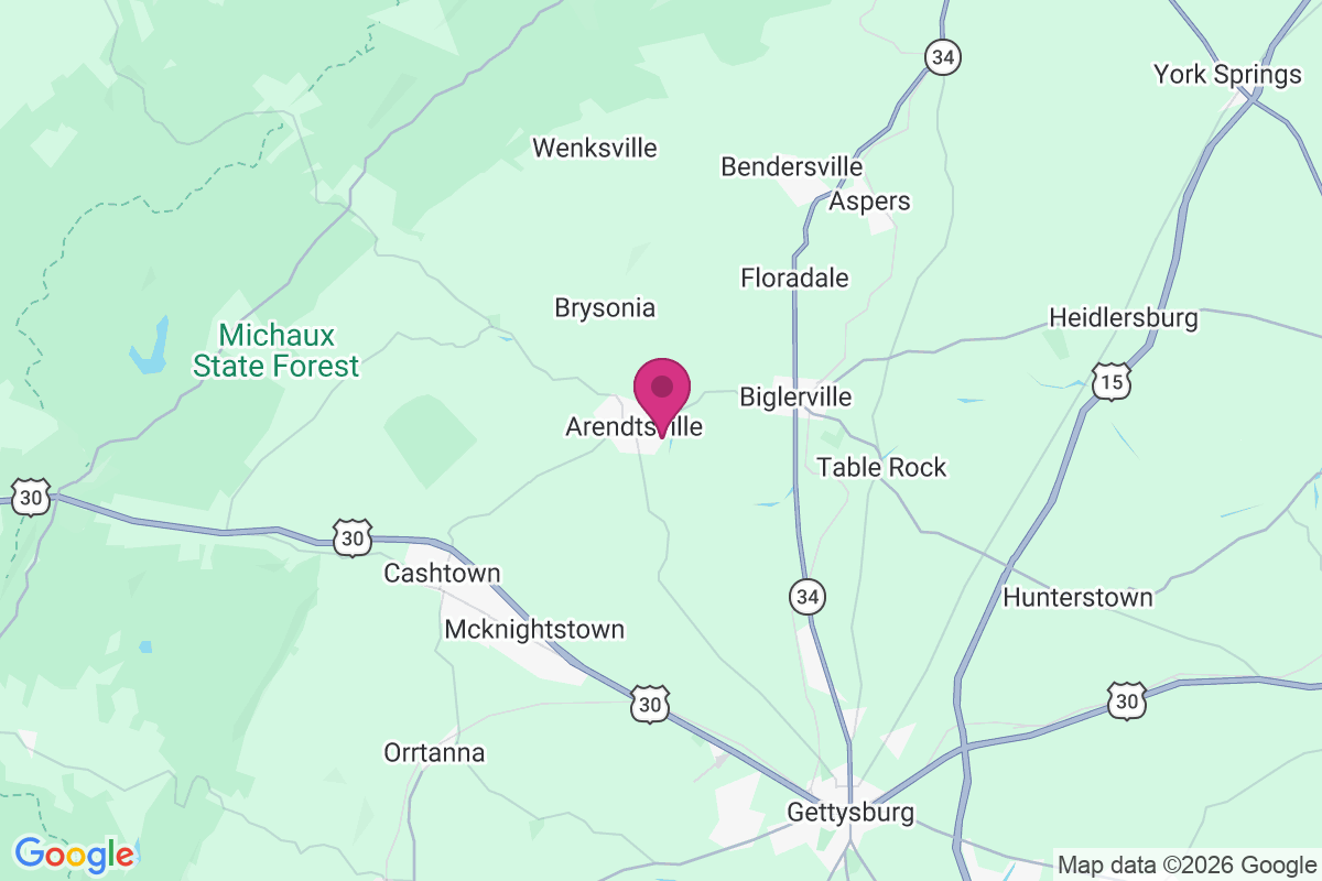 Carte de Arendtsville