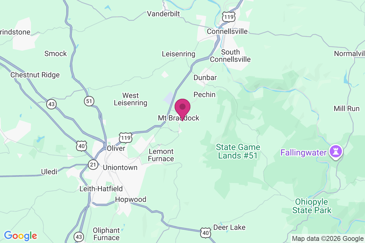 Carte de Mount Braddock