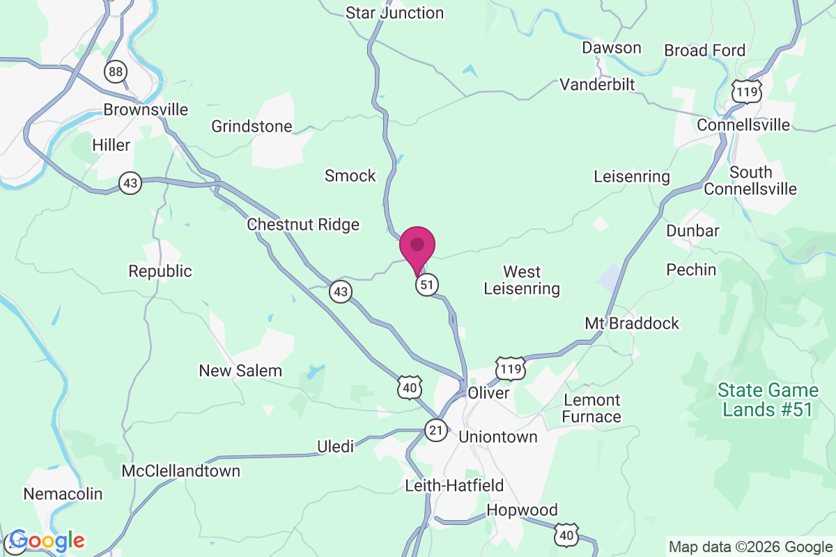 Carte de Upper Middletown