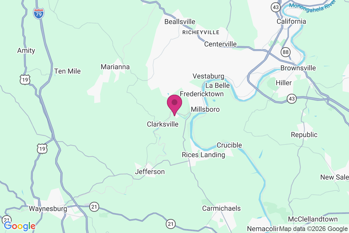 Carte de Clarksville Hill