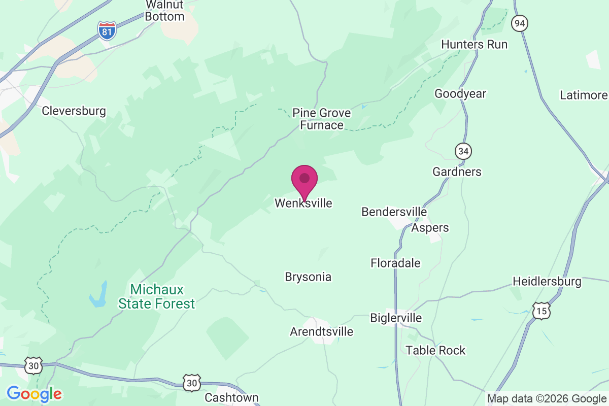 Carte de Wenksville