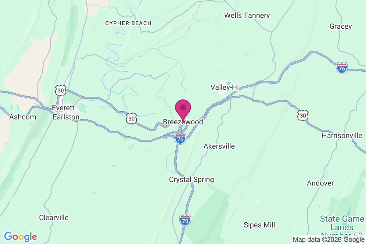 Carte de Breezewood