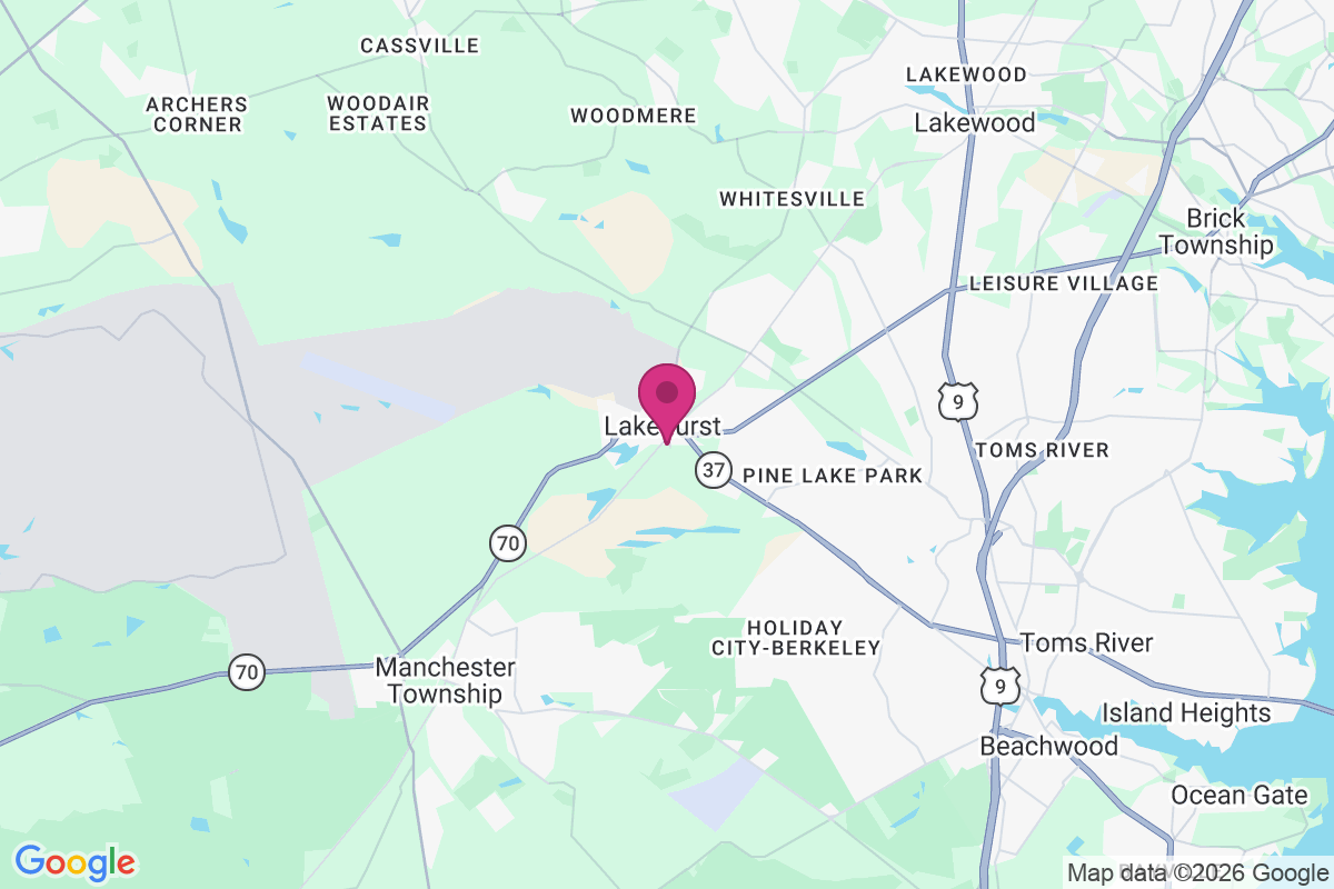 Carte de Lakehurst