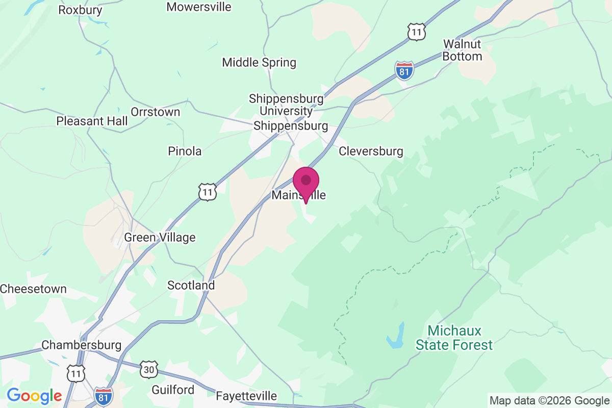 Carte de Mainsville