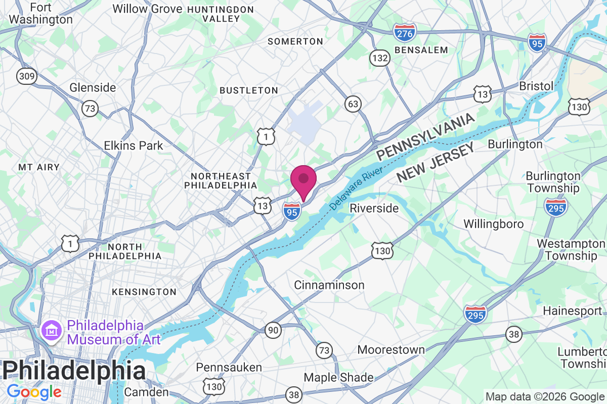 Carte de Upper Holmesburg